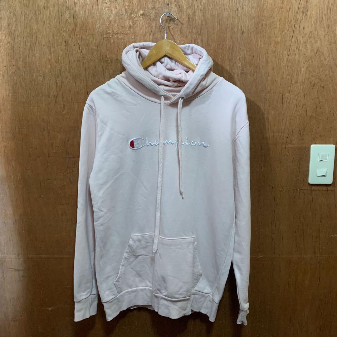 Light pink champion hoodie mens clearance