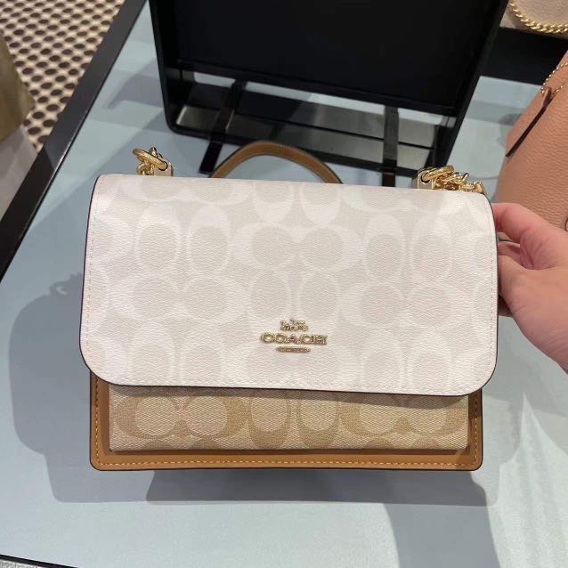 Coach Klare Crossbody in Blocked Sig Canvas CA148 Women s Fashion