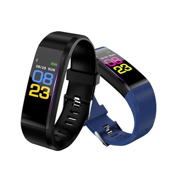 Color Screen Fitness Tracker Heart Rate ID 115 Plus Smartwatch Fitpro Smart Band Bracelet ID115 Plus Smart Watch Mobile Phones Gadgets Wearables Smart Watches on Carousell