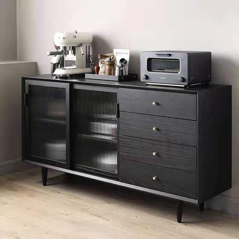 Contemporary outlet black sideboard