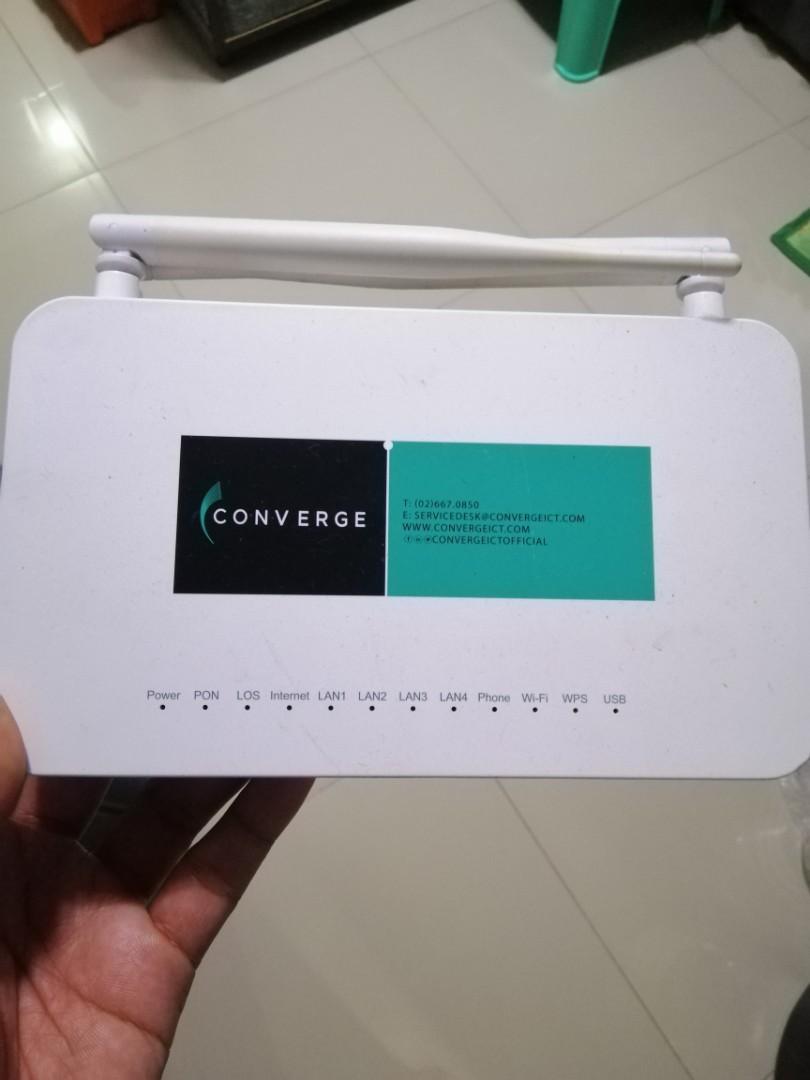 Converge modem router wifi, Computers & Tech, Parts & Accessories, Networking on Carousell