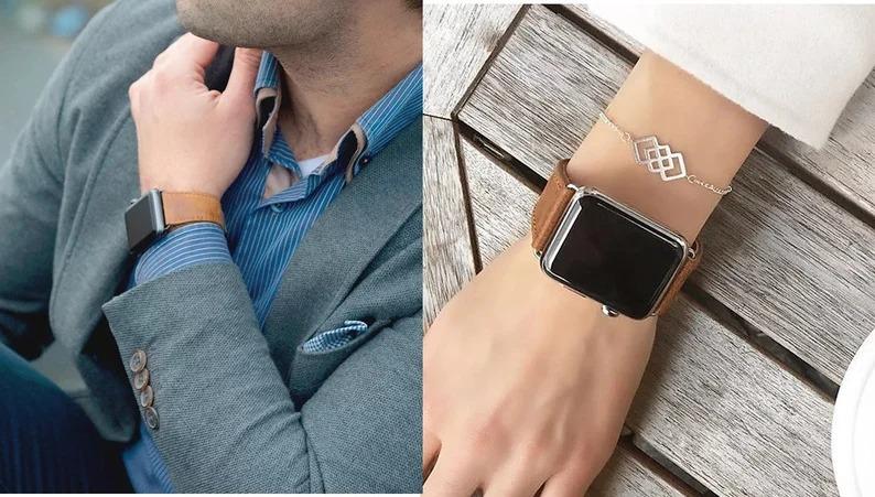 Quality leather apple new arrivals watch bands