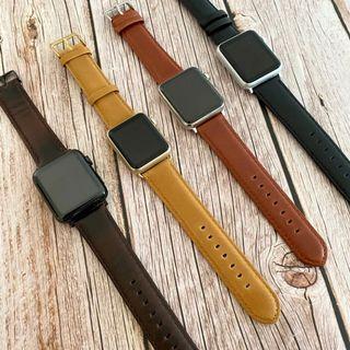 Custom / Build to Order High Quality Leather Apple watch band strap 44mm 42mm 40mm 38mm