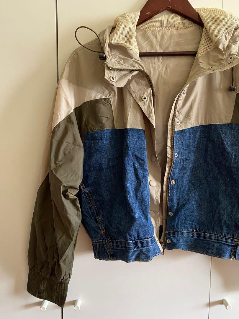 Denim windbreaker clearance