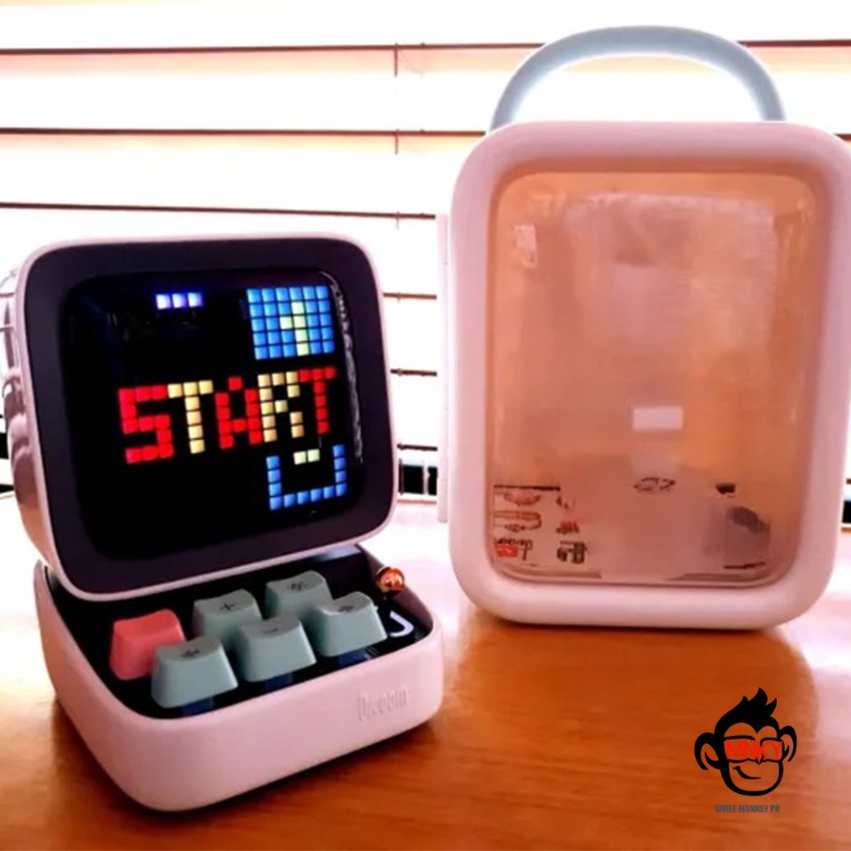 Divoom Ditoo Plus Pixel Art Animation LCD Retro Bluetooth Speaker & Classic Gaming Gadget