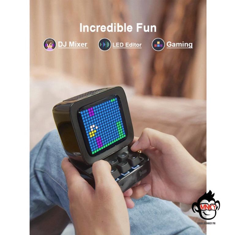 Divoom Ditoo Plus Pixel Art Animation LCD Retro Bluetooth Speaker & Classic Gaming Gadget