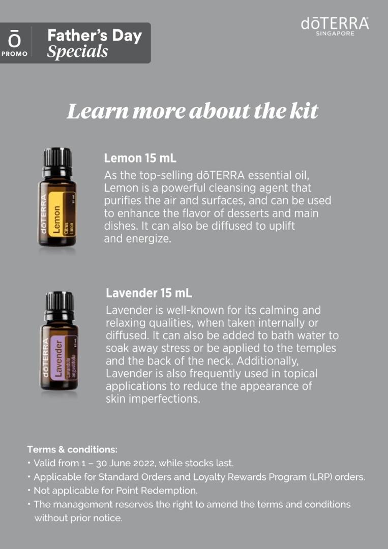 doTERRA Pilot Diffuser with 3EOs, Furniture & Home Living, Home ...