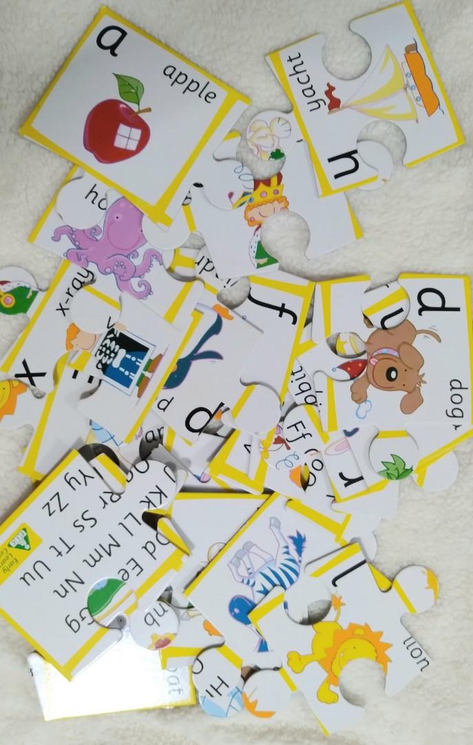 ELC Giant ABC floor puzzles, Babies & Kids, Infant Playtime on Carousell
