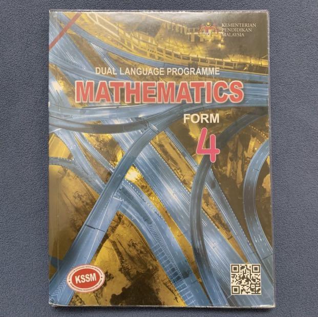 English version buku teks mathematics form 4 tingkatan 4 dlp kssm