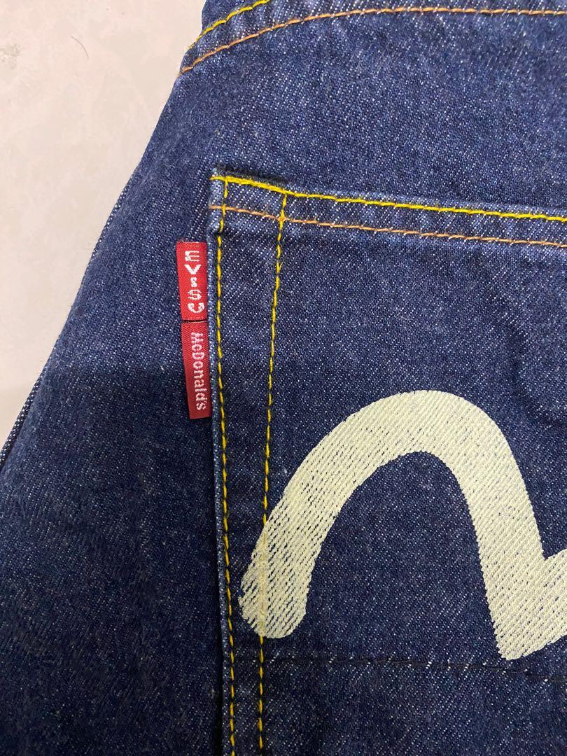 Evisu Lot 2005 Mcdonalds 30x34, Men's Fashion, Bottoms, Jeans on