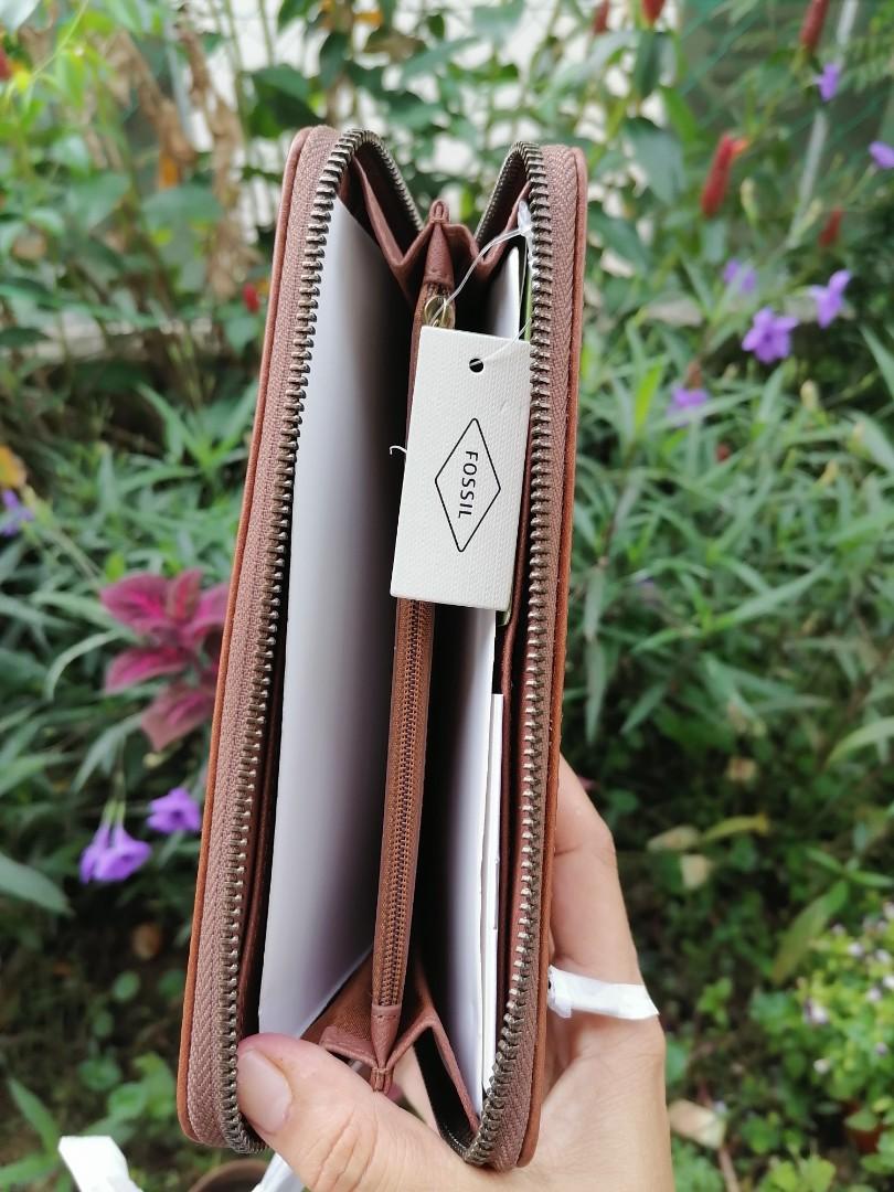 Fossil Jori zip original brown 100