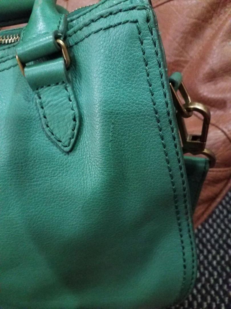 Fossil ryder satchel discount green