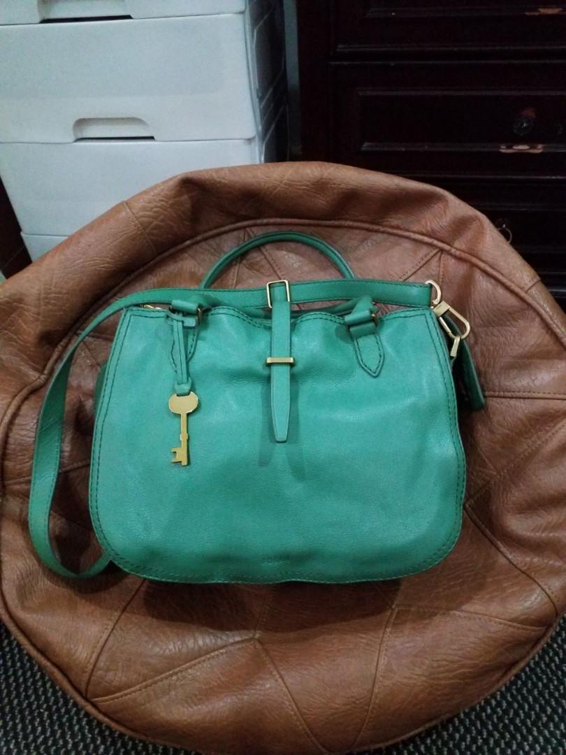Fossil ryder hotsell satchel green