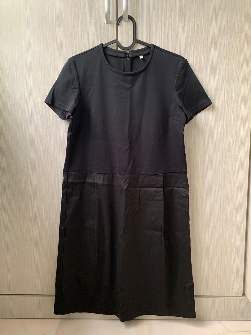 muji black dress Black Sequin Baseball T Shirt Dress With Lips Christmas Party Outfit   Styledup.co.uk
