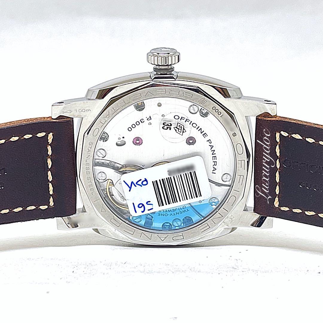 NOS PANERAI RADIOMIR 1940 DAYS ACCIAIO TOBACCO BROWN