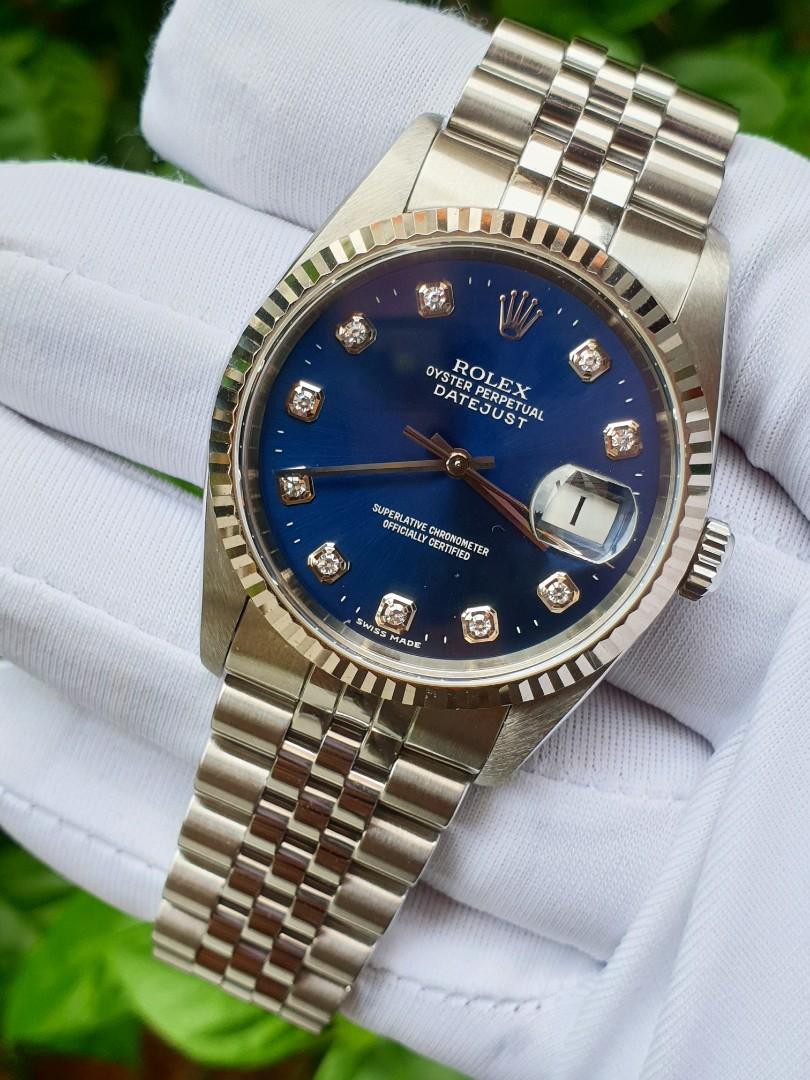 Mens 36mm clearance rolex
