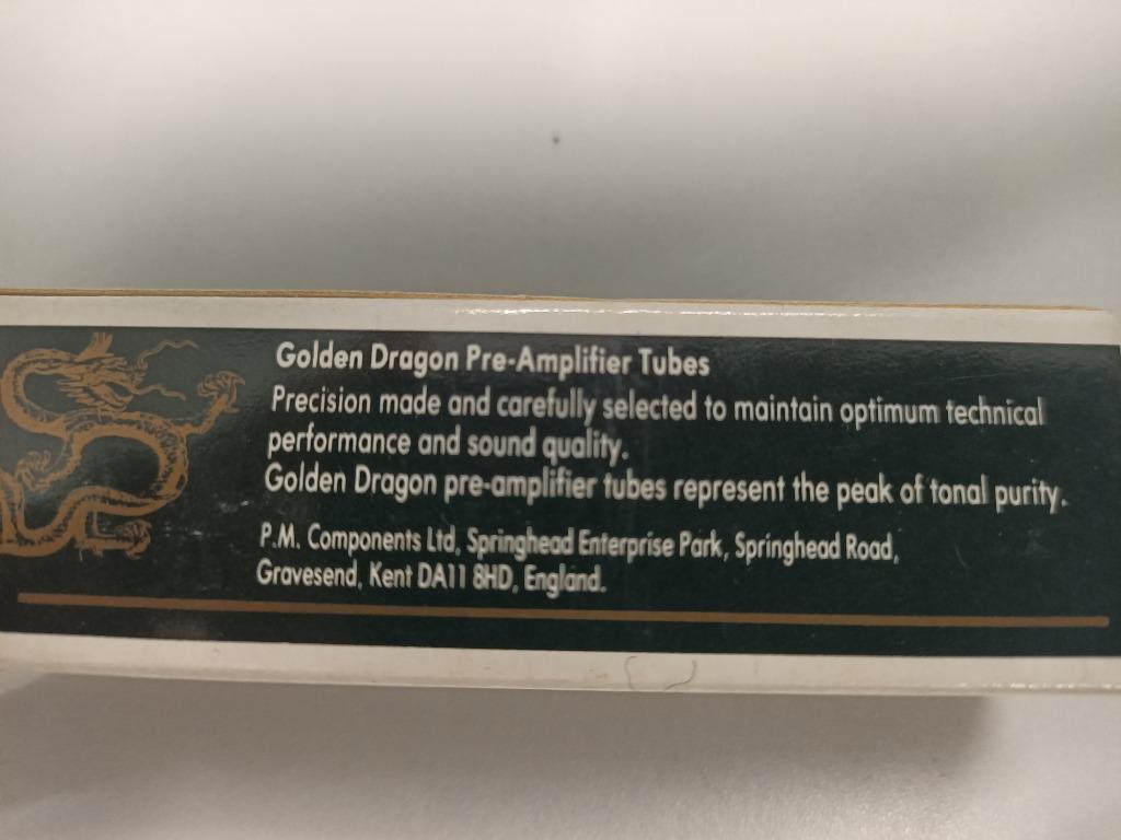 Golden Dragon tube 12AT7 ECC81, Audio, Other Audio Equipment on Carousell