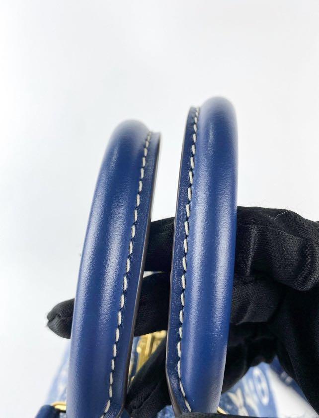 Louis Vuitton LV Speedy denim blue 25 ref.429398 - Joli Closet