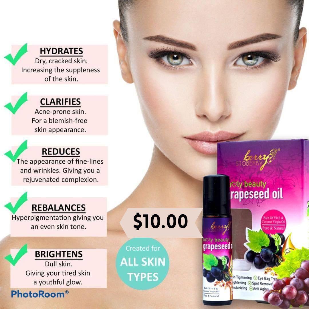 Grapeseed Oil, Beauty & Personal Care, Face, Face Care on Carousell
