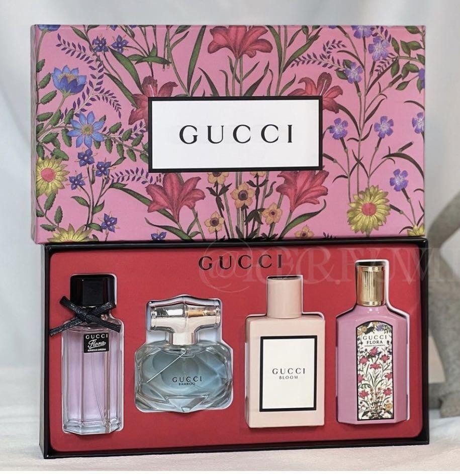 GUCCI 4 IN 1 MINIATURE GIFT SET, Beauty & Personal Care, Fragrance &  Deodorants on Carousell