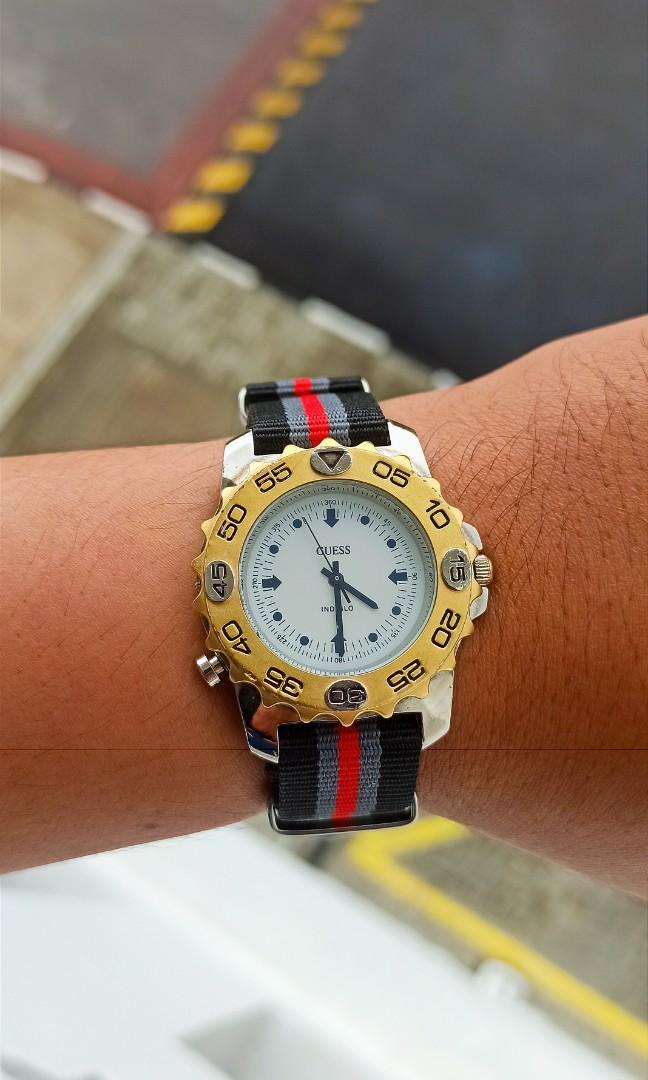 GUESS INDIGLO DIVER 1993 original vintage Men s Fashion Watches