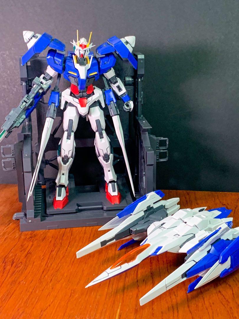 MG Gundam 00 Raiser | Complete with FREE base (Category: Gundam & Model Kits) located in Makati City. Submitted by KambyoIde (Listing ID 1163990571, Image 2). Description: Mobile Suit Gundam 00 Raiser | MG With Free base > bought last December 2021 > Complete original accessories (Box, stickers, runners & manual) > with unused “stickers” & “water decals” > Naka display/box lang po and lagi nililinisan ❤️ > box in good condition > with 1 LED light