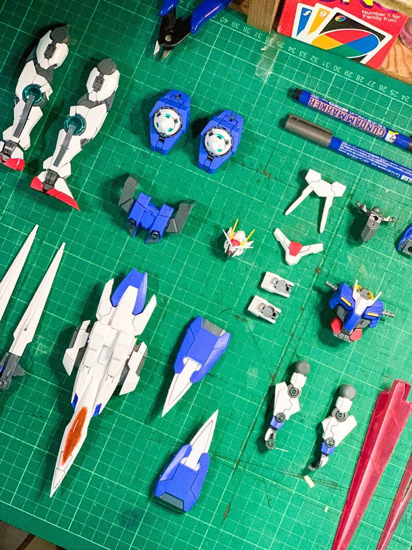 MG Gundam 00 Raiser | Complete with FREE base (Category: Gundam & Model Kits) located in Makati City. Submitted by KambyoIde (Listing ID 1163990571, Image 3). Description: Mobile Suit Gundam 00 Raiser | MG With Free base > bought last December 2021 > Complete original accessories (Box, stickers, runners & manual) > with unused “stickers” & “water decals” > Naka display/box lang po and lagi nililinisan ❤️ > box in good condition > with 1 LED light
