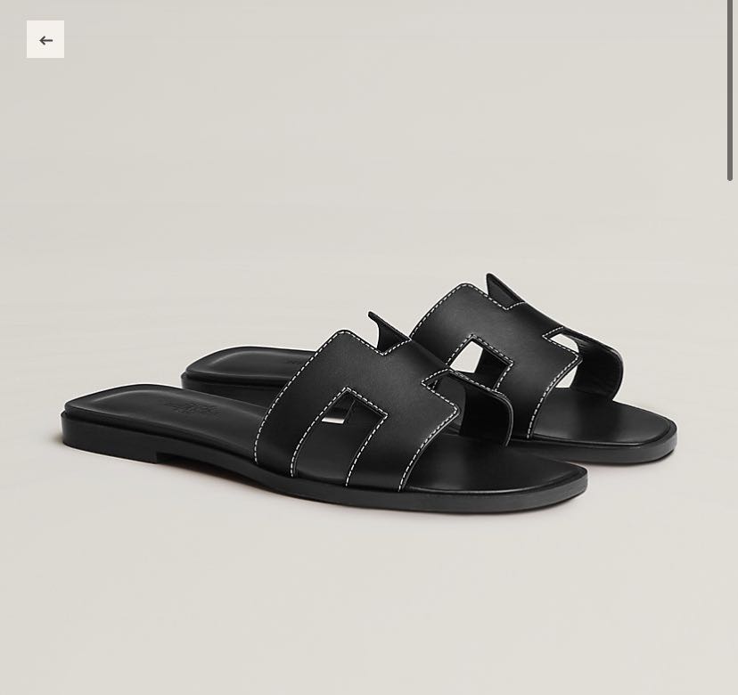 Hermes oran black clearance
