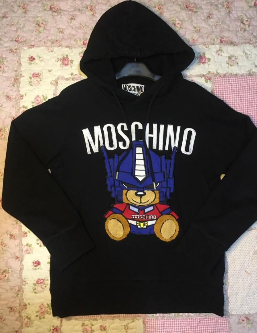 Moschino transformer bear hoodie cheap