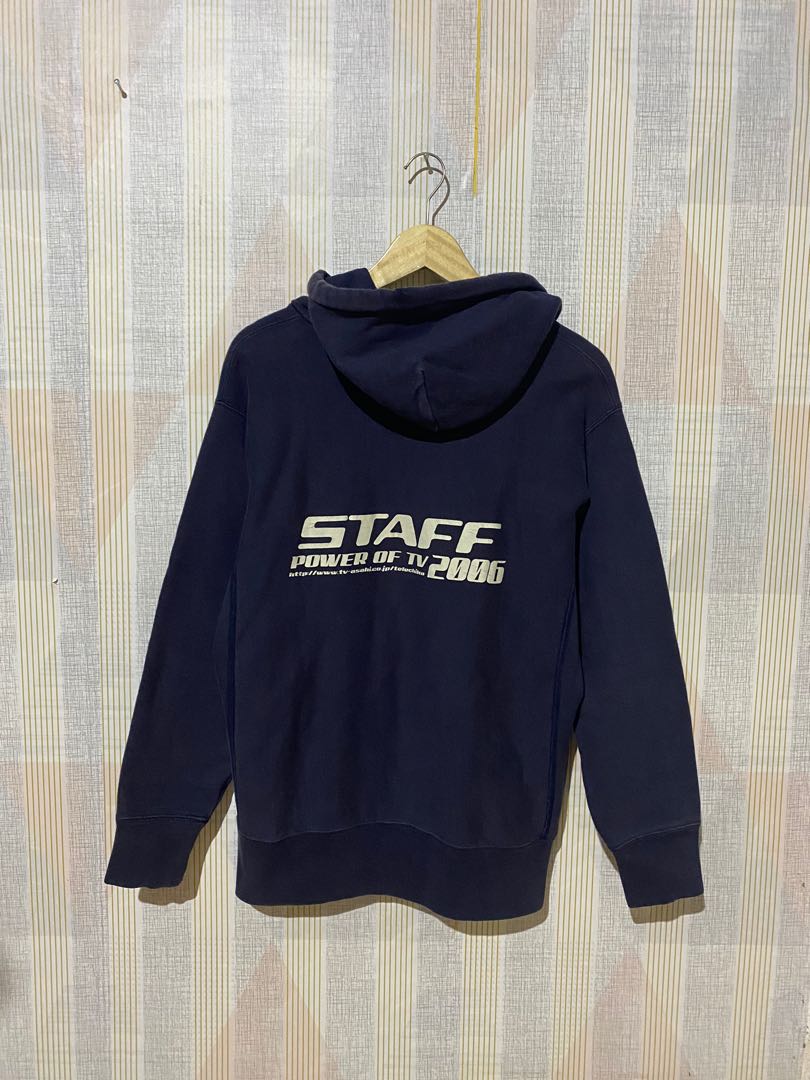 Hoodie STAFF, Fesyen Pria, Pakaian 