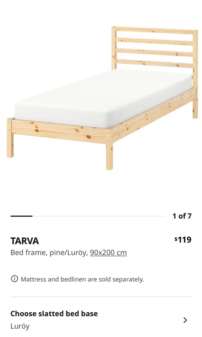 Ikea Bed Frame X2 Furniture Home, Ikea Twin Bed Frame With Mattress