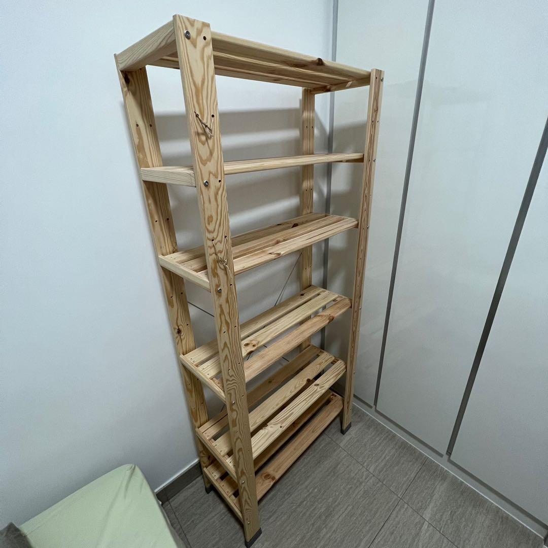 IKEA Hejne shelf with extra sections, Furniture & Home Living