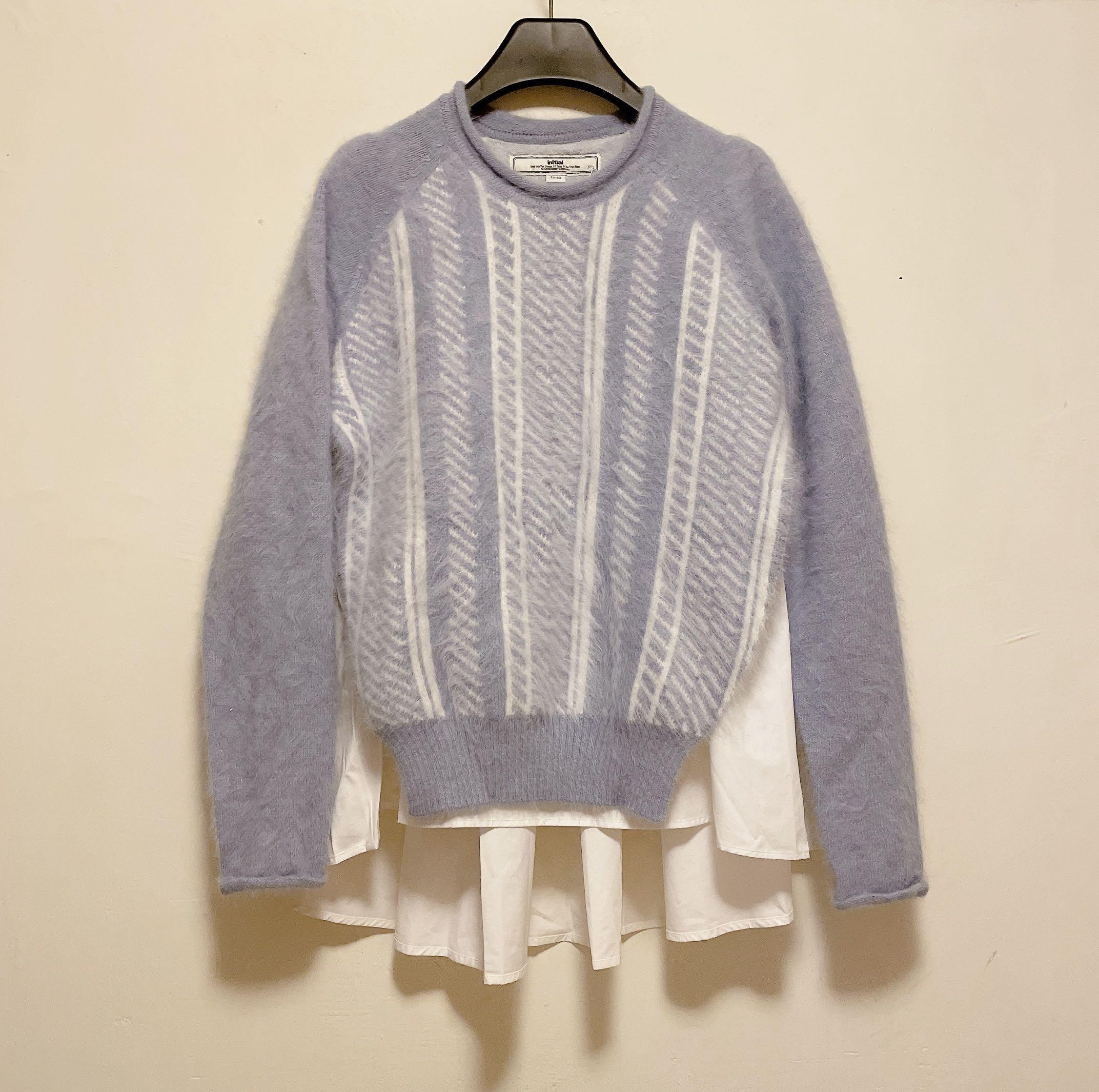Initial top （分類：裙）位於 Hong Kong。 由 secondparking 提交（商品編號 1163658129，圖片 1）。簡介： Size 2 Col light blue Length 56cm Waist 98cm。