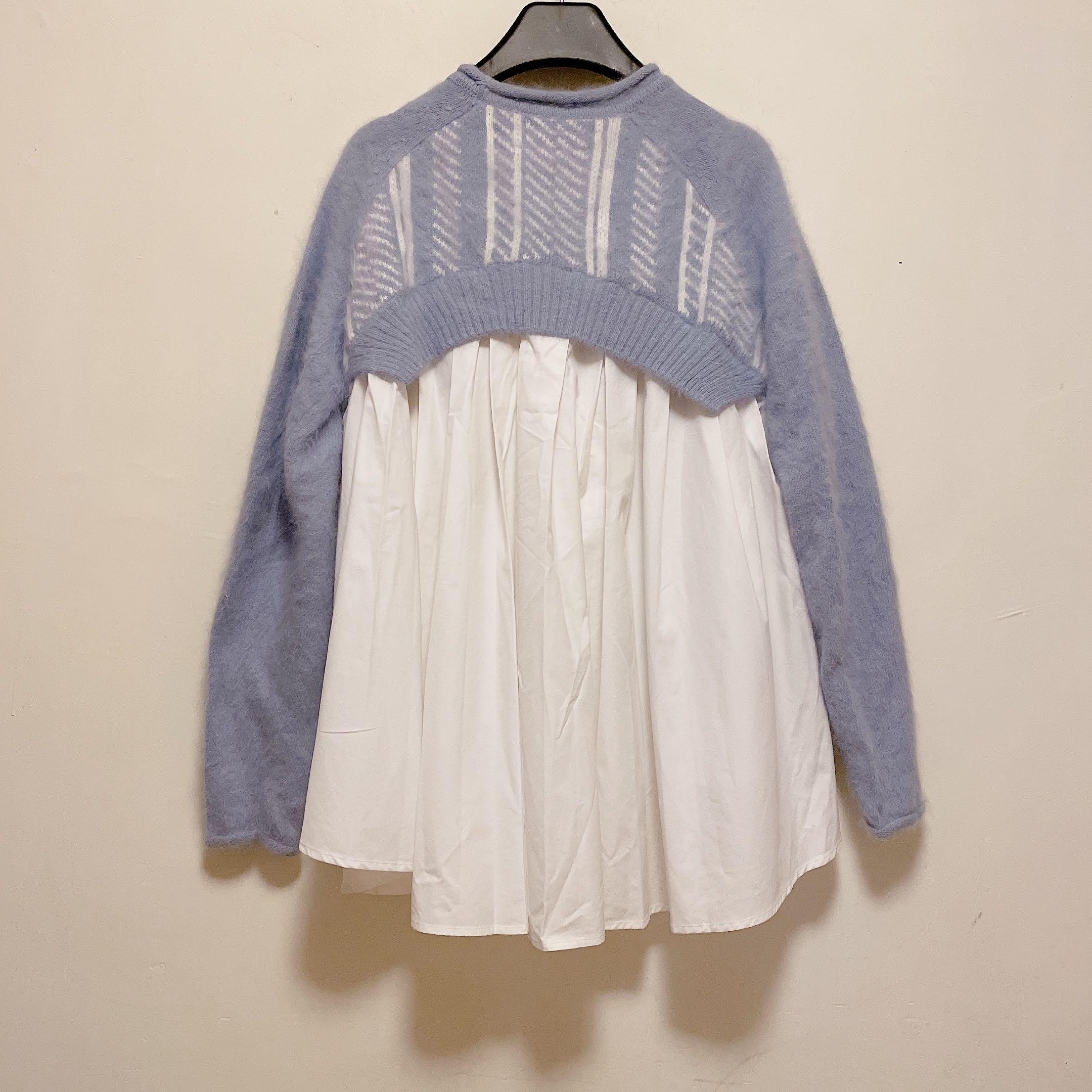 Initial top （分類：裙）位於 Hong Kong。 由 secondparking 提交（商品編號 1163658129，圖片 2）。簡介： Size 2 Col light blue Length 56cm Waist 98cm。