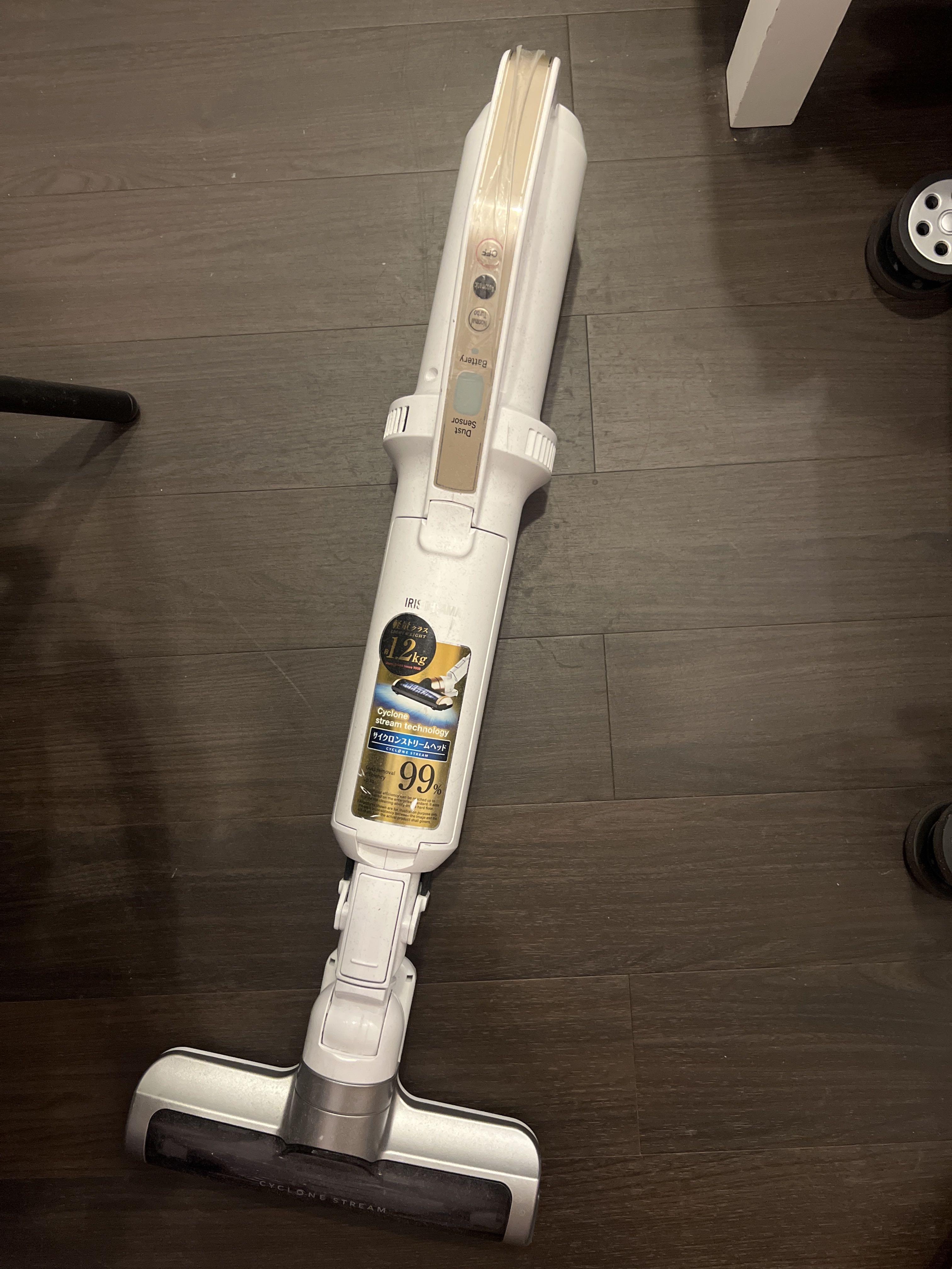 Iris Ohyama SLDC8 Lightest 1.2kg Wireless Stick Vacuum Cleaner With