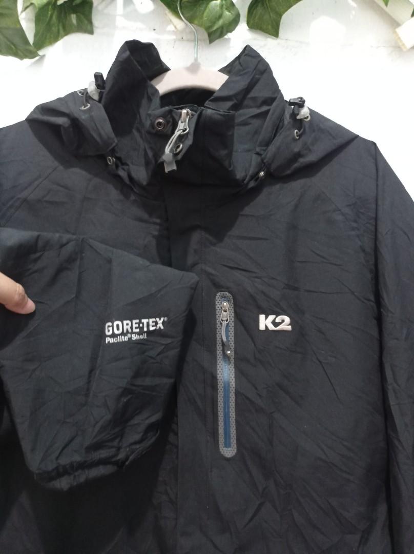 Jaket Goretex K2 Hitam Pekat size L