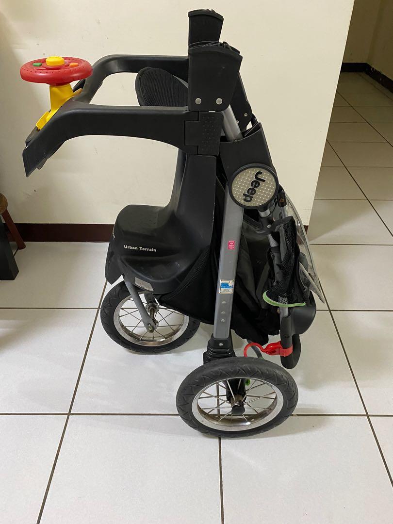 美國Jeep Liberty stroller避震推車, 嬰兒及兒童, 外出用品, 嬰兒車在旋轉拍賣
