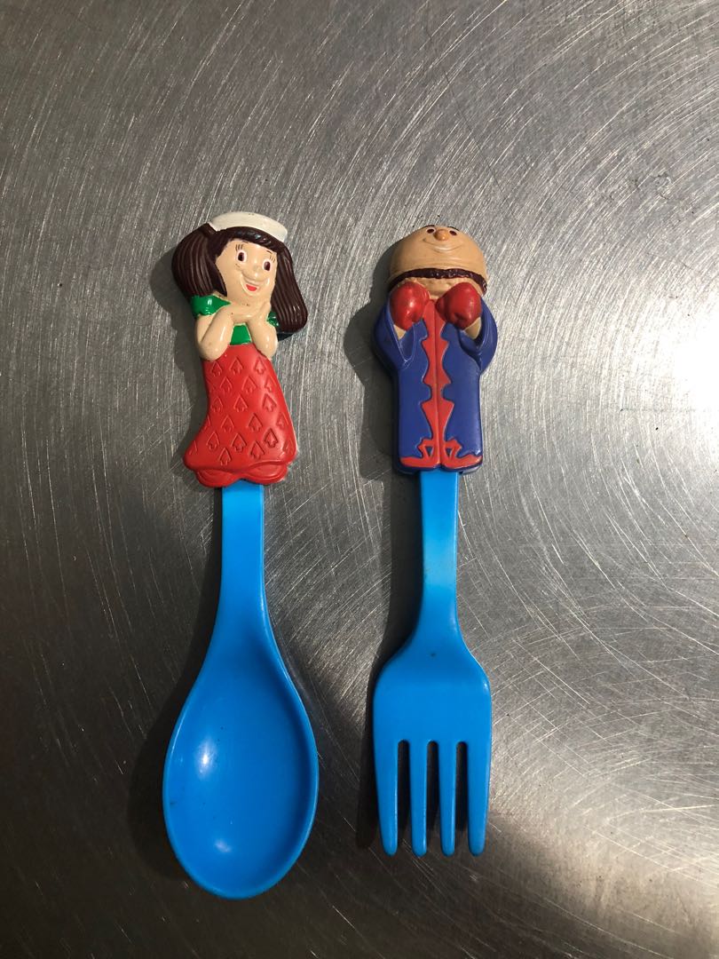 Jollibee vintage spoon and fork, Hobbies & Toys, Memorabilia