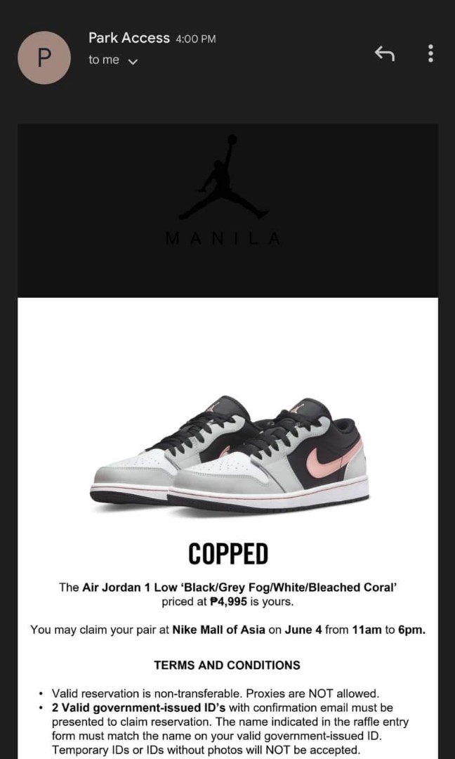 1985 jordan 1 low