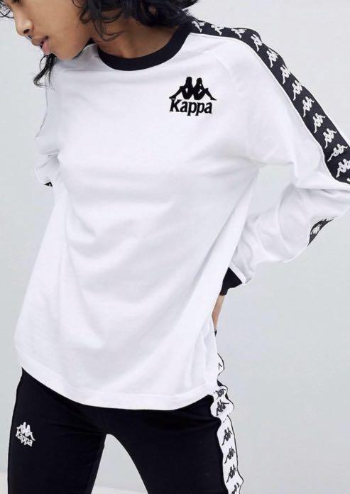 Kappa white logo pullover sweater