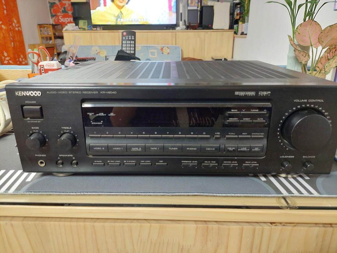 KENWOOD STEREO RECEIVER KRV8050, 音響器材, Soundbar、揚聲器、藍牙喇叭、耳擴 Carousell