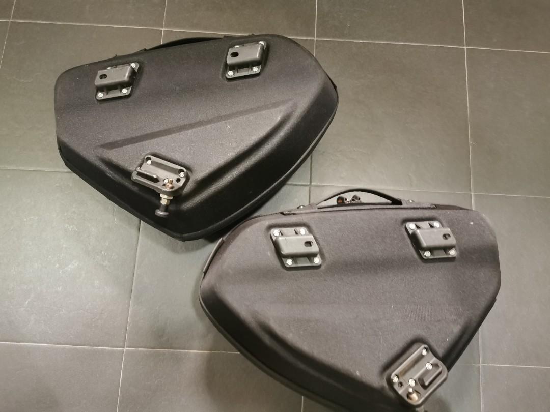 KTM Powerparts semi hard panniers, Motorcycles, Motorcycle Accessories