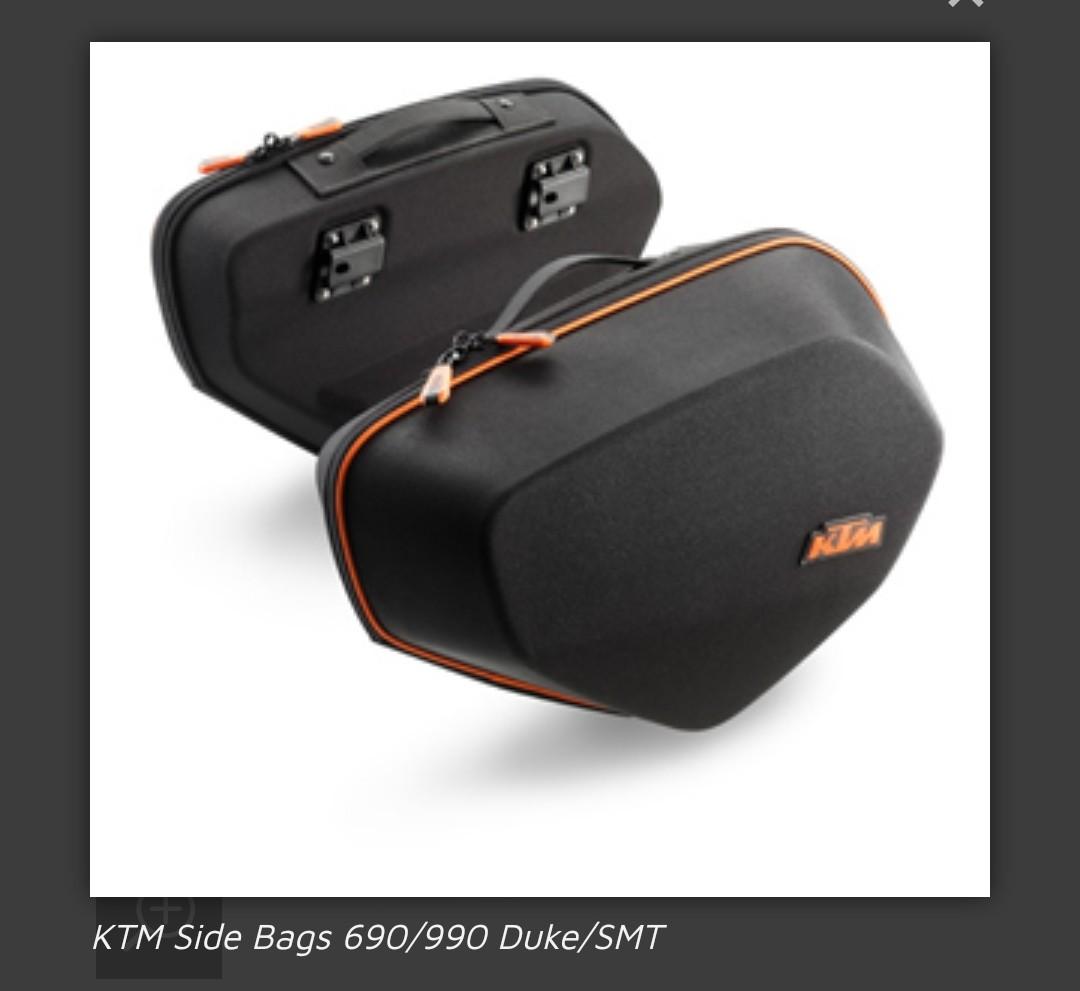 KTM Powerparts semi hard panniers, Motorcycles, Motorcycle Accessories