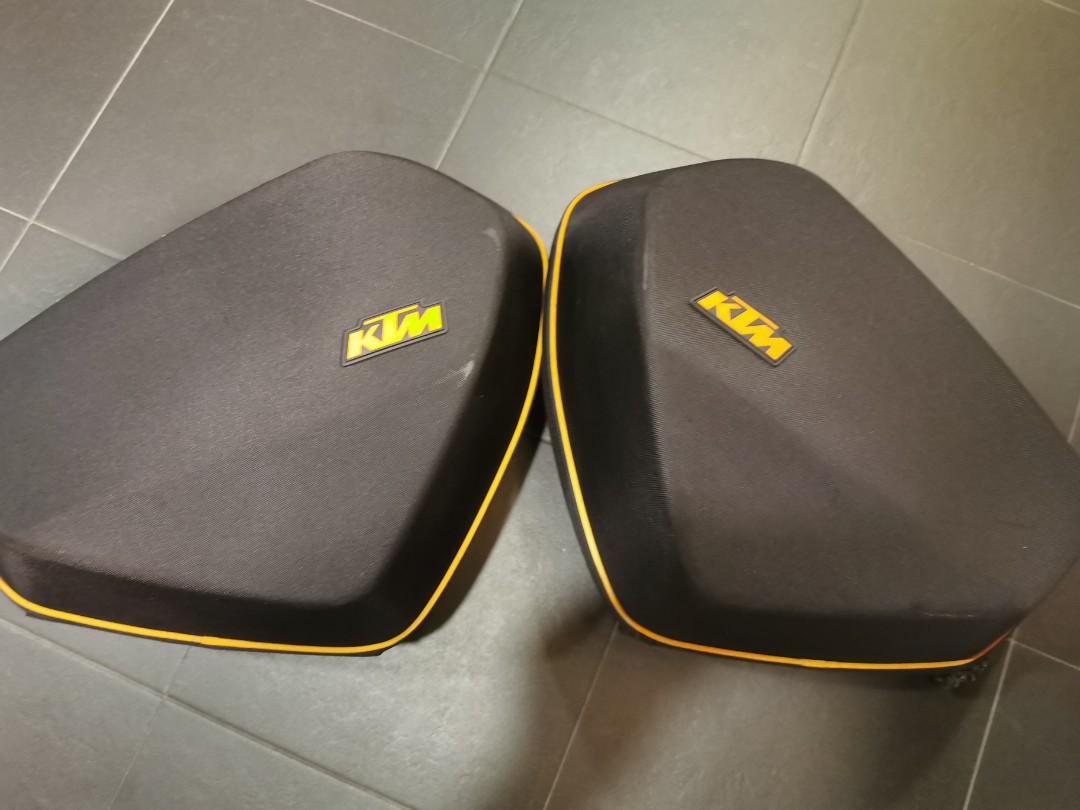 KTM Powerparts semi hard panniers, Motorcycles, Motorcycle Accessories