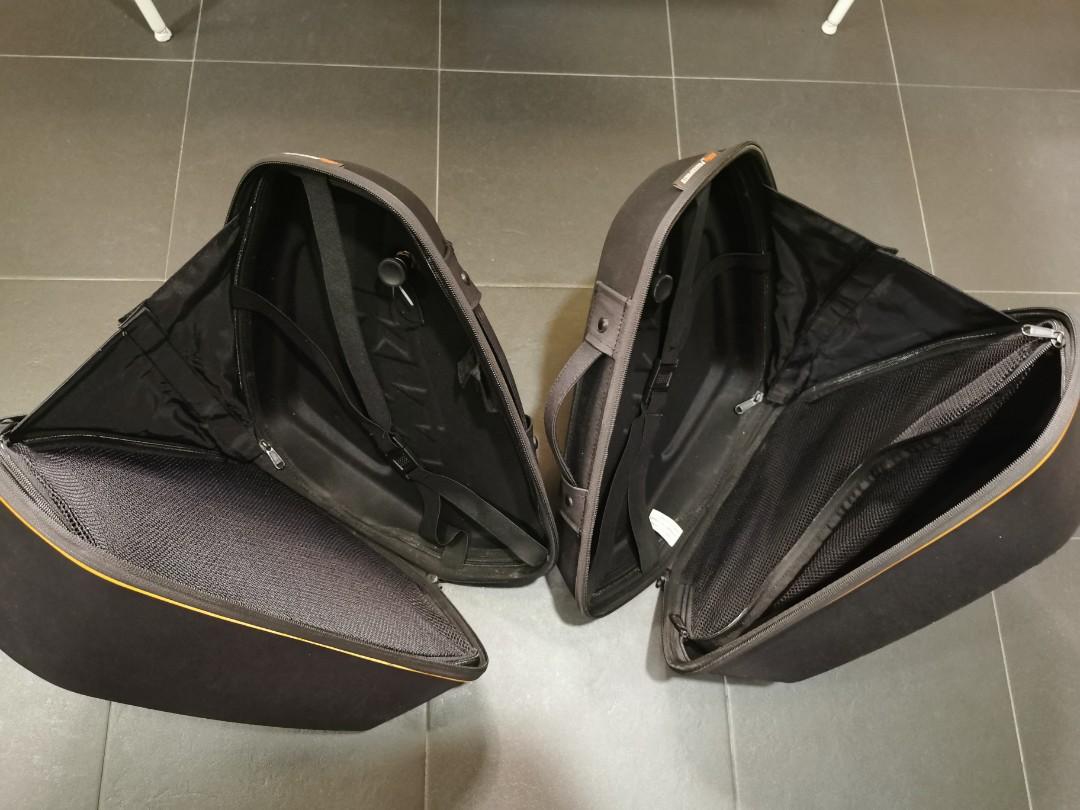 KTM Powerparts semi hard panniers, Motorcycles, Motorcycle Accessories