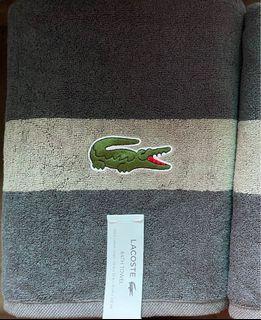 Lacoste Towels (Grey)