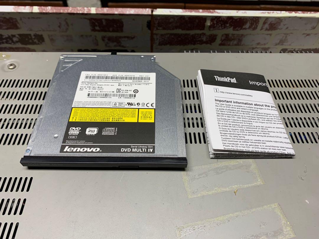 Lenovo Original Thinkpad Ultrabay DVD Burner (Category: Computer Parts) located in Paranaque City. Submitted by seb_trading (Listing ID 1163993889, Image 1). Description: DVD ROM drive original Lenovo IBM 9.5mm slim drive III internal drive replacment unused disc drive CD/DVD rewritable drive DVD MULTI IV last price 4units available, all same model po yan pls.