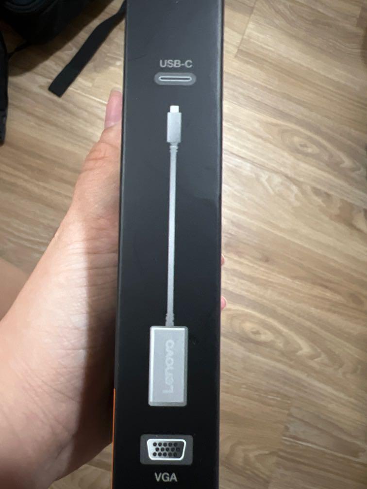 LENOVO USBC to VGA adapter, Computers & Tech, Parts & Accessories