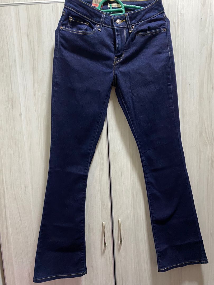 Womens Levis 715 Bootcut Jeans Size 27 