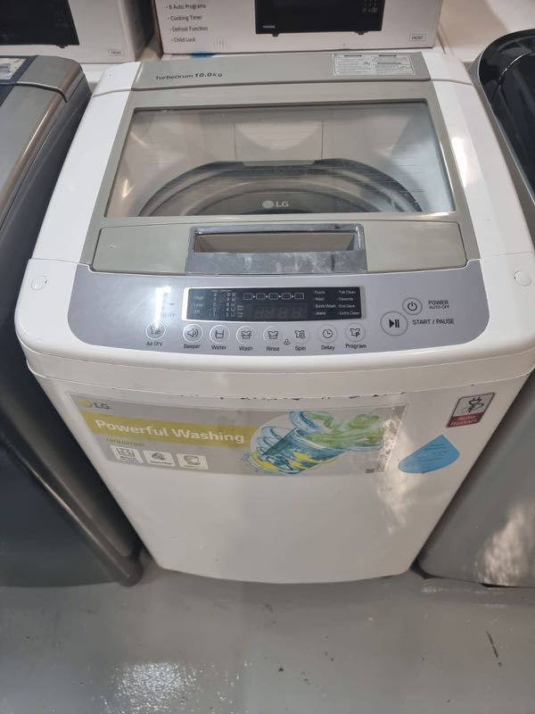 LG 10kg, Turbo Drum Top Load Washing Machine WFT1015 Condition 8/10